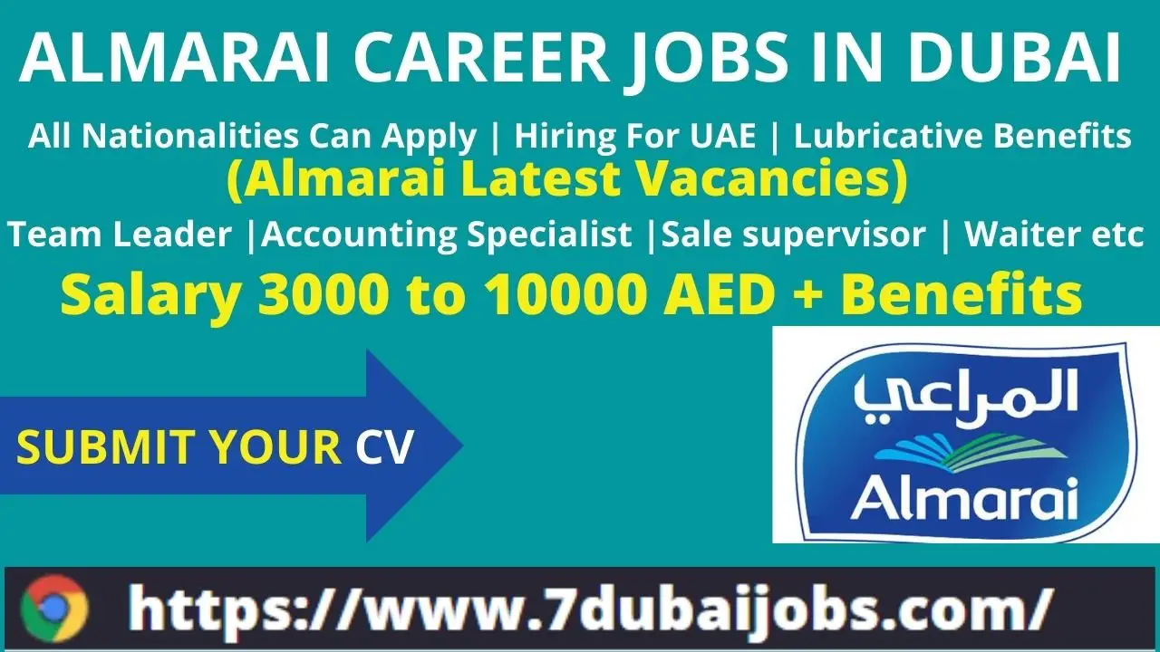 Almarai Careers Jobs In UAE