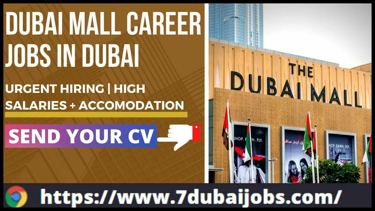 Dubai Mall Careers Jobs In Dubai