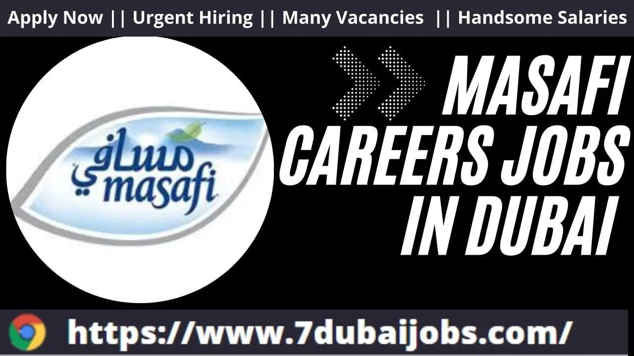 Masafi Careers Jobs In UAE