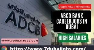 ADCB Bank Jobs In Dubai