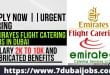 Emirates Flight Catering Jobs In Dubai