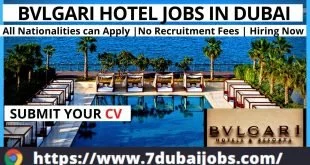 Bvlgari Hotel Career Jobs In Dubai