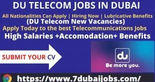 Du Telecom Jobs in Dubai