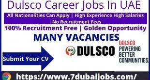 Dulsco Career Jobs In UAE