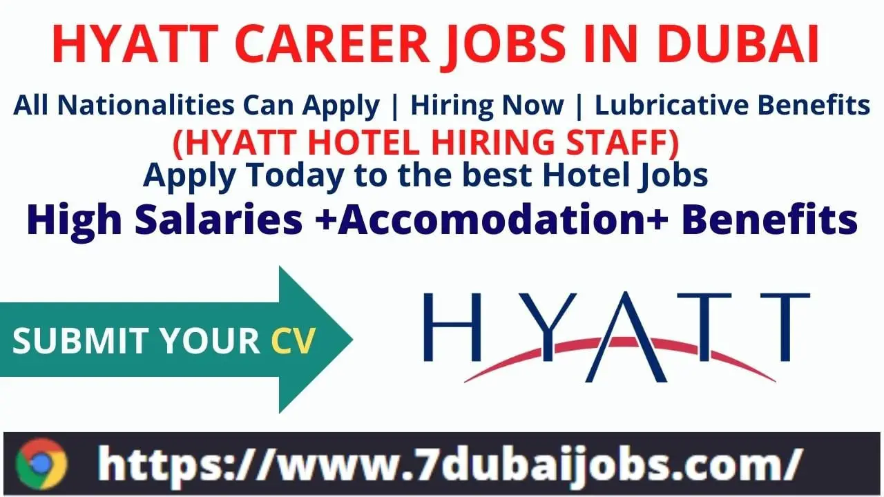 Hyatt Careers Jobs In Dubai
