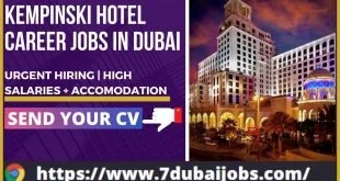 Kempinski Hotel Career Jobs In Dubai