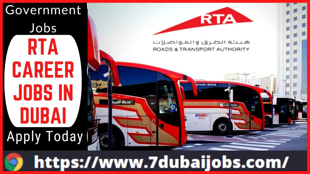 RTA Careers Jobs In Dubai