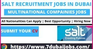 Salt Recruitment Jobs In Dubai