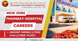 Thumbay Hospital Careers